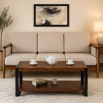 Tuscany Sheesham Wood Coffee Table with Classic Fluted Detailing