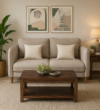 Urban Crest Designer Coffee Table with Open Storage and Modern Appeal