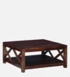 Urban Crest Designer Coffee Table with Open Storage and Modern Appeal - Image 7