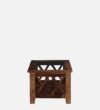 Valencia Modern Storage Coffee Table in Rich Sheesham Wood Finish - Image 2