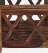 Valencia Modern Storage Coffee Table in Rich Sheesham Wood Finish - Image 4