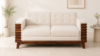 Valencia Modern Upholstered 2 Seater Sofa with Cushioned Comfort