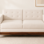 Valencia Modern Upholstered 2 Seater Sofa with Cushioned Comfort