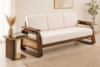 Valencia Premium Sheesham Wood Sofa for Living Room Spaces