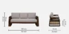 Valencia Premium Sheesham Wood Sofa for Living Room Spaces - Image 7