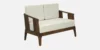 Velmont Modern Fabric 2 Seater Sofa in Rich Finish - Image 3