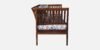 Verona Contemporary Sheesham Wood Sofa with Comfortable Seating - Image 2