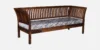 Verona Contemporary Sheesham Wood Sofa with Comfortable Seating - Image 3