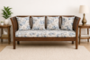 Verona Contemporary Sheesham Wood Sofa with Comfortable Seating
