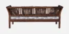 Verona Contemporary Sheesham Wood Sofa with Comfortable Seating - Image 4