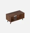 Vlden Mid-Century Modern Sheesham Wood Centre Table in Walnut Finish - Image 4