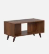 Vlden Mid-Century Modern Sheesham Wood Centre Table in Walnut Finish - Image 5