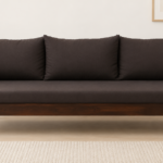 Wellington Sheesham Wood 3 Seater Sofa in Honey Oak Finish