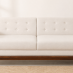 Weston Modern 3 Seater Sofa in Grey Upholstery