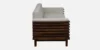 Weston Modern 3 Seater Sofa in Grey Upholstery - Image 4