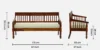 Winford Classic Wooden Sofa with Premium Cushioned Comfort - Image 7