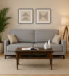 Woodland Grace Solid Sheesham Wood Coffee Table for Elegant Interiors
