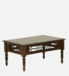 Woodland Grace Solid Sheesham Wood Coffee Table for Elegant Interiors - Image 4