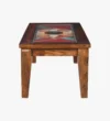 Zienna Fluted Storage Coffee Table in Premium Sheesham Wood Finish - Image 5