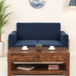 Ivywood Coffee Table with Storage in Walnut Finish