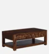 Ivywood Coffee Table with Storage in Walnut Finish - Image 5