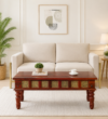 Hawley Solid Wood Coffee Table in Provincial Teak Finish