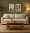 Rustic Charm Handcrafted Wooden Centerpiece Table