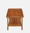 Rustic Charm Handcrafted Wooden Centerpiece Table - Image 2