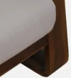 Riviera Sheesham Wood 1 Seater Sofa In Scratch Resistant Warm Walnut Finish - Image 3
