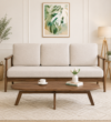 Bellagio Engineered Wood Coffee Table in Walnut Finish