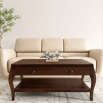Caitlin Engineered Wood Coffee Table in Wenge Finish