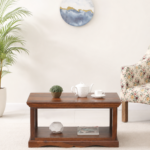 Delmonte Marble Top Coffee Table with Brass Finish Legs