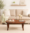 Montclair Solid Wood Coffee Table in Distress Finish