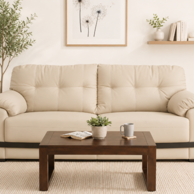 Norwood Solid Wood Coffee Table in Provincial Teak Finish