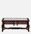 Brentley Sheesham Wood Coffee Table in Antique Brown Finish - Image 4