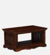 Delmonte Marble Top Coffee Table with Brass Finish Legs - Image 5