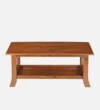 Rustic Charm Handcrafted Wooden Centerpiece Table - Image 4