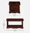 Delmonte Marble Top Coffee Table with Brass Finish Legs - Image 6