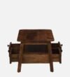 Hartley Acacia Wood Coffee Table in Rustic Brown Finish - Image 10