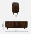 Alveric Premium Solid Wood TV Console with Spacious Cabinet Design - Image 7
