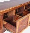 Alveron Solid Wood TV Cabinet with Wide Tabletop and Open Display Shelf - Image 4