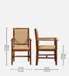 Amberfield Premium Handcrafted Solid Wood Dining Chair for Elegant Interiors - Image 2