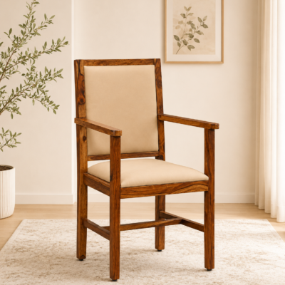 Amberfield Premium Handcrafted Solid Wood Dining Chair for Elegant Interiors
