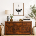 Ardelle Handcrafted Sheesham Wood Sideboard Cabinet
