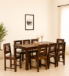 Ardena Solid Sheesham Wood Modern 8 Seater Dining Set