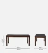 Ardena Solid Sheesham Wood Modern 8 Seater Dining Set - Image 10