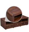 Arlesto Modern Wooden TV Stand with Drawer and Cabinet Storage - Image 2