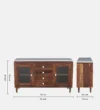 Ashbury Premium Sheesham Wood Cabinet with Spacious Interior Storage - Image 8