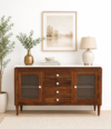 Ashbury Premium Sheesham Wood Cabinet with Spacious Interior Storage