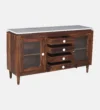 Ashbury Premium Sheesham Wood Cabinet with Spacious Interior Storage - Image 3
